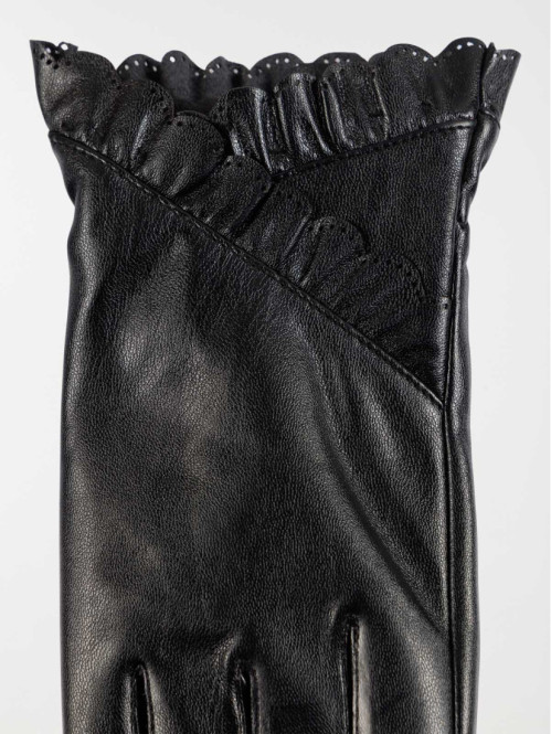 Gants fantaisies noirs femme Gants fantaisies noirs femme