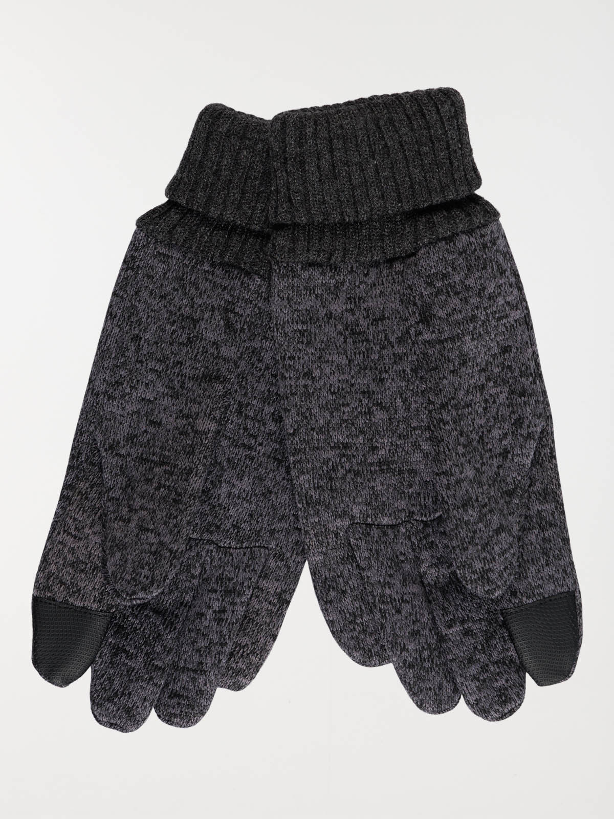 Gants tactiles gris homme