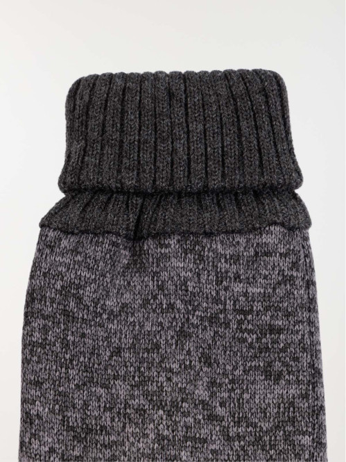 Gants tactiles gris homme