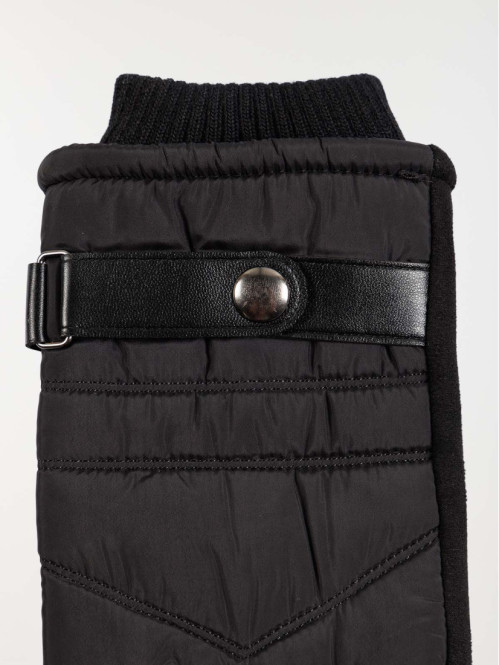 Gants tactiles noirs...