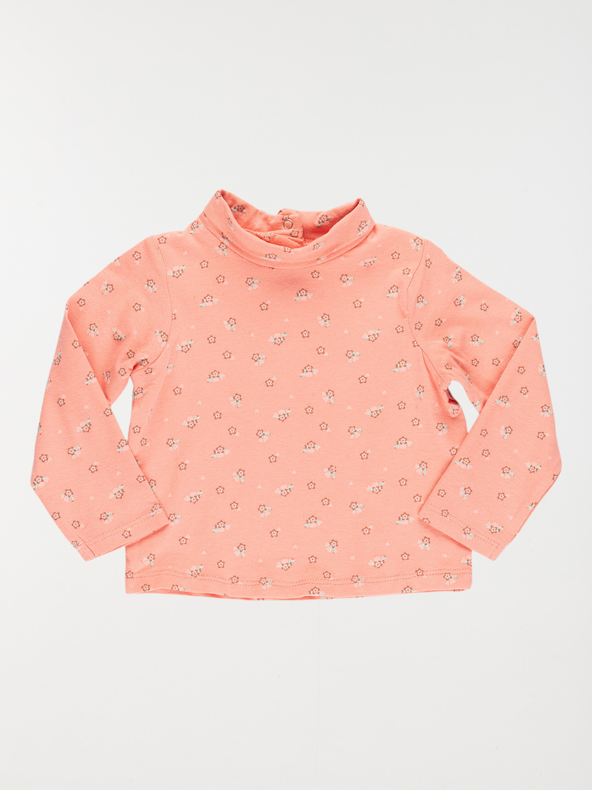 Sous pull imprimé fleuri fille (3-24M)