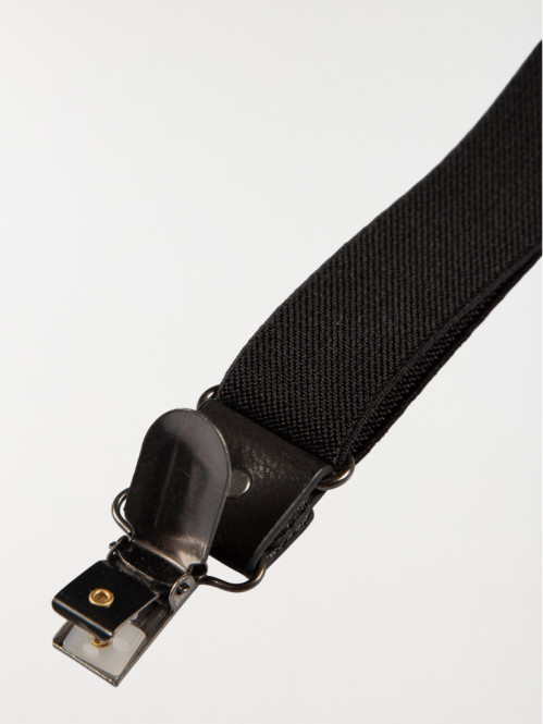 Bretelles noires homme