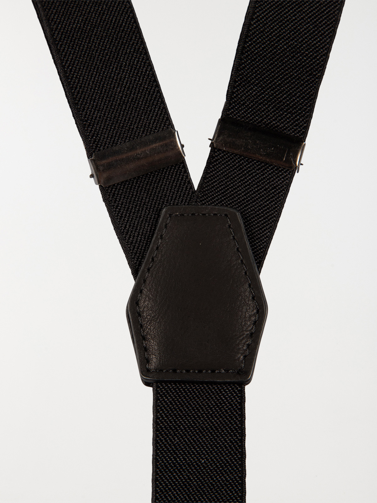 Bretelles noires homme