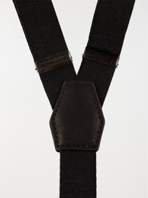 Bretelles noires homme