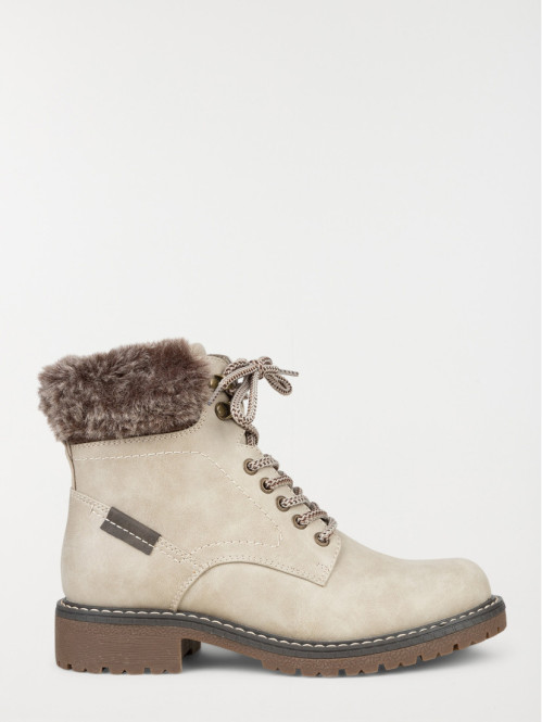 Bottine fourré beige femme (36-41)