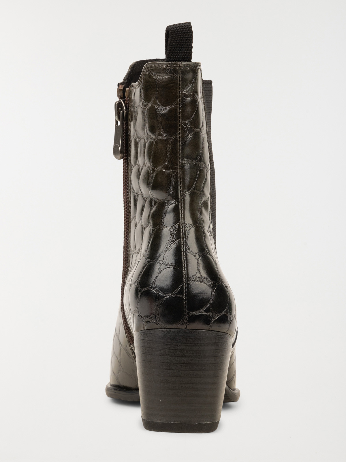 Bottines kaki texturées femme (36-41)