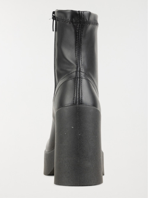 Bottine semelle plateforme femme (36-41)