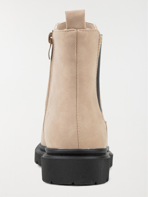 Bottines fille beige (31-35)