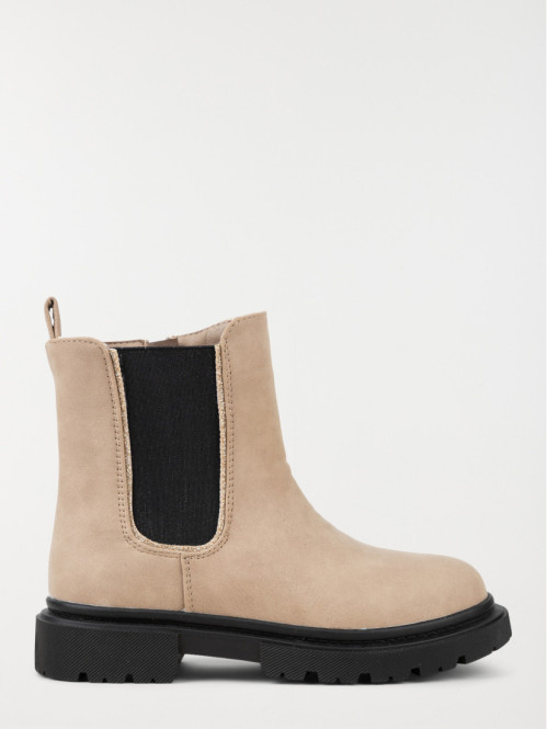 Bottines fille beige (31-35)
