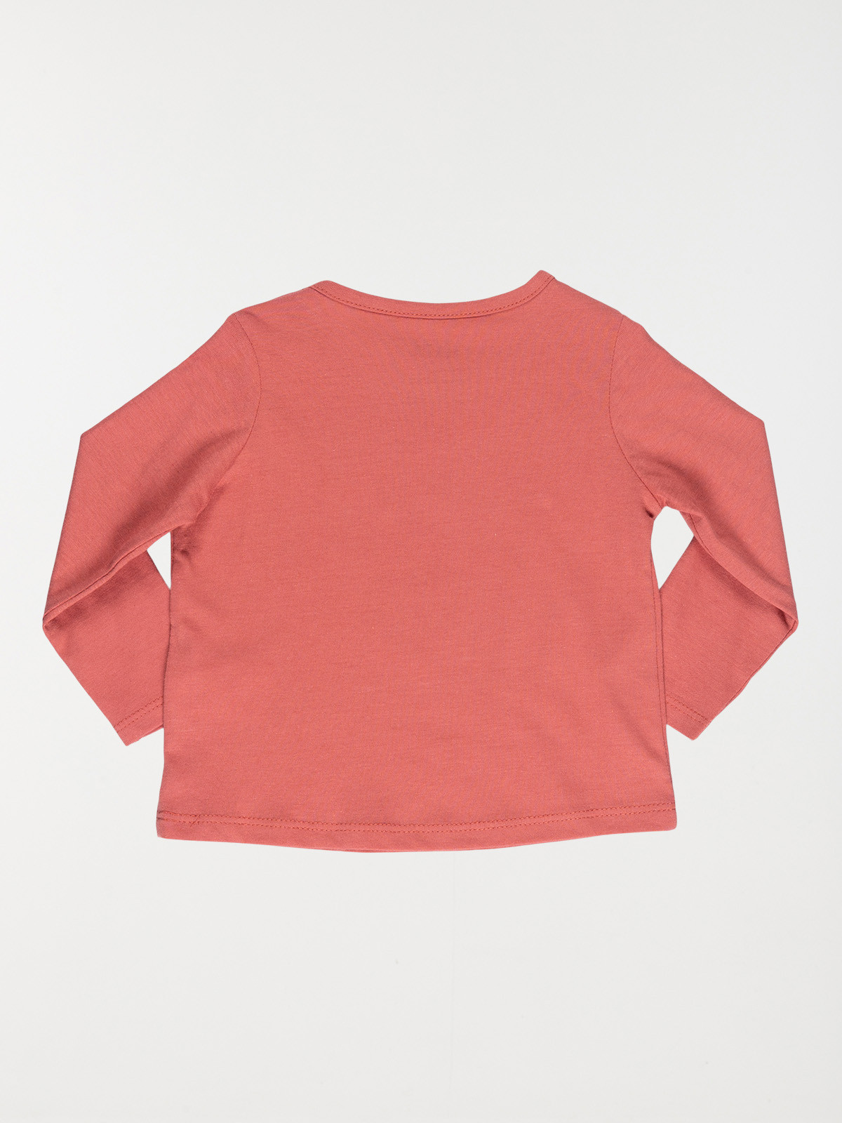 T-shirt grenat imprimé fille (3-24M)