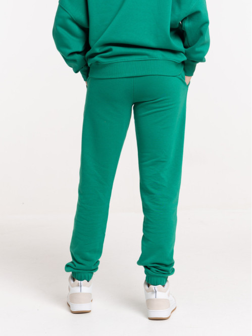Pantalon molleton vert bosphore  femme