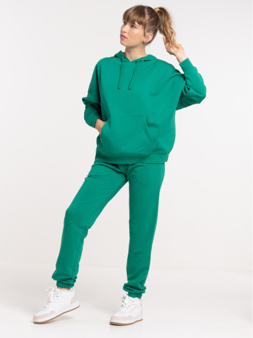 Pantalon molleton vert bosphore  femme