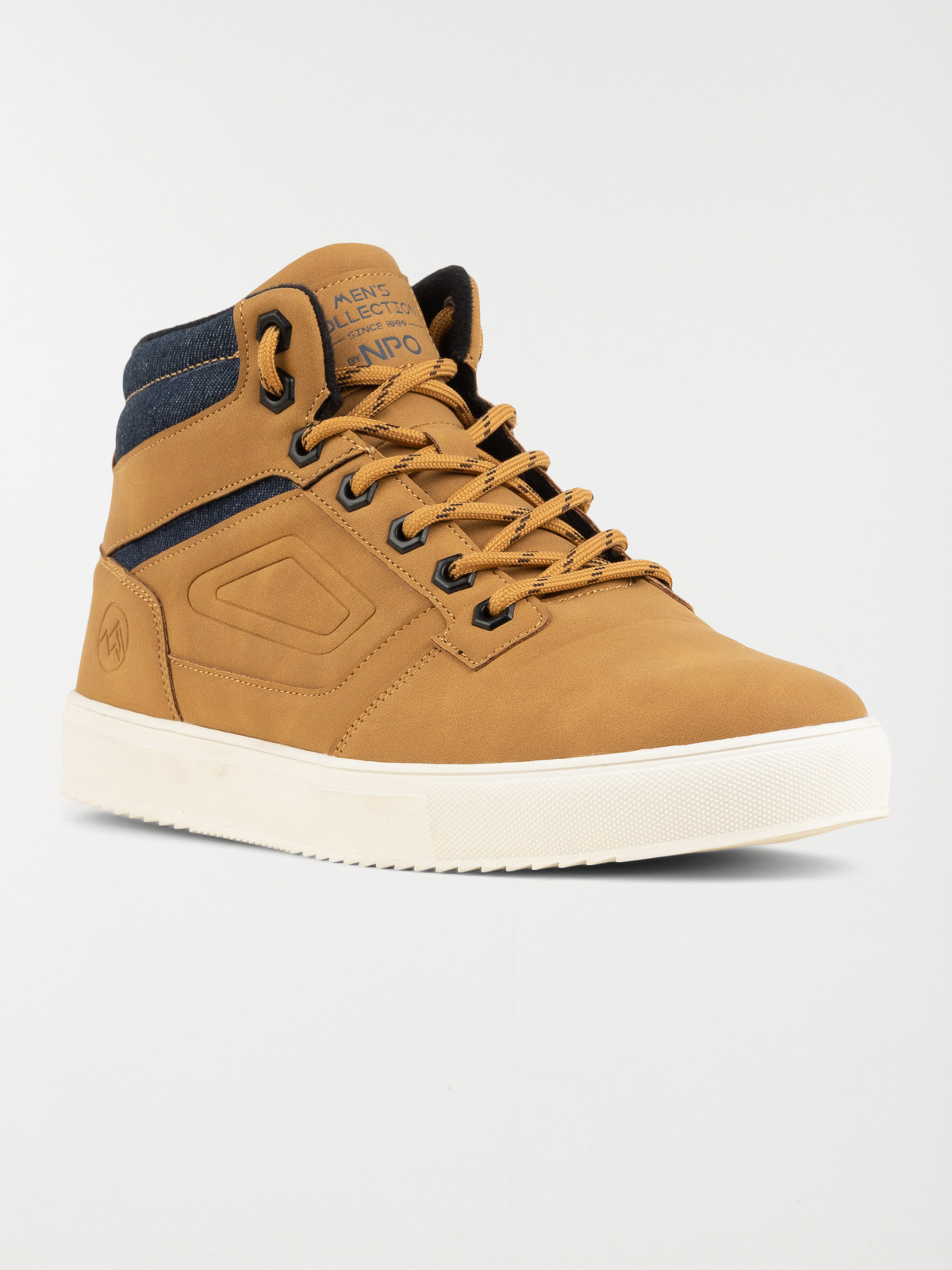 Boots lacets homme jaune (40-45)