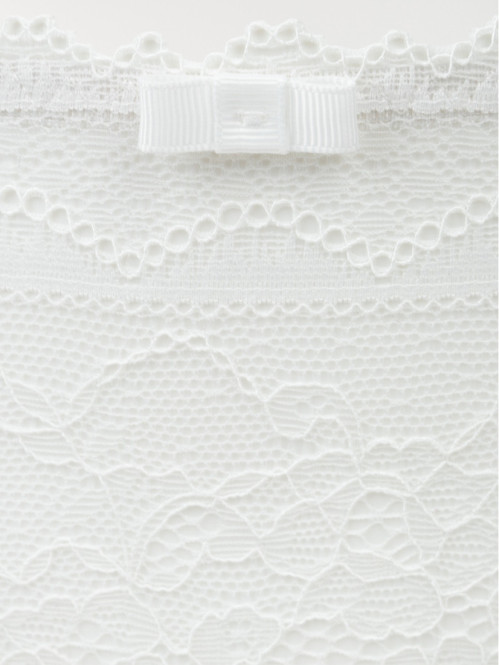 Culotte bi-matière ivoire...