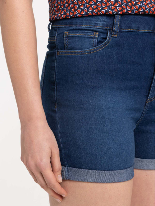 Short en jean coloris stone...