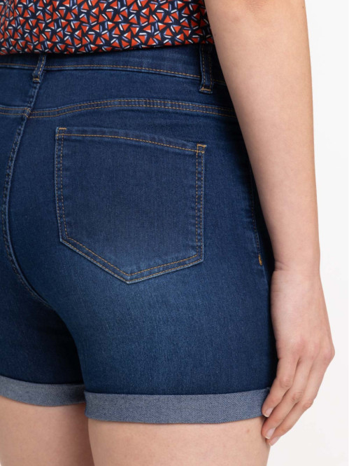 Short en jean coloris stone...