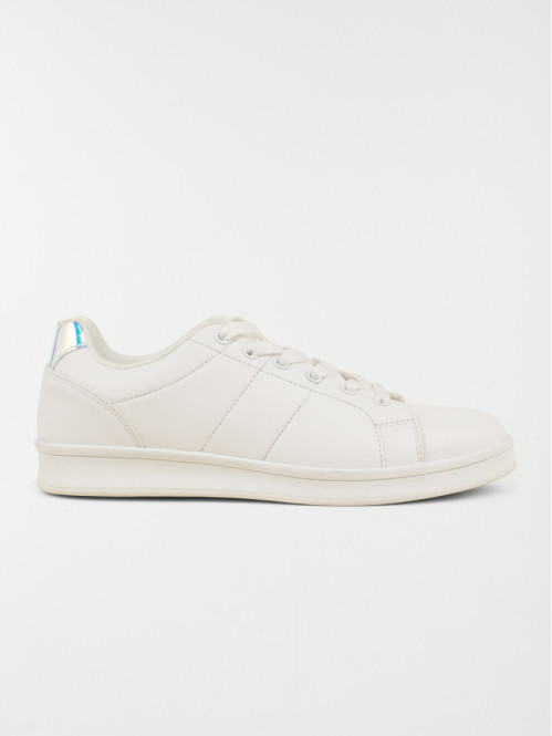 Baskets basses blanches femme (36-42)