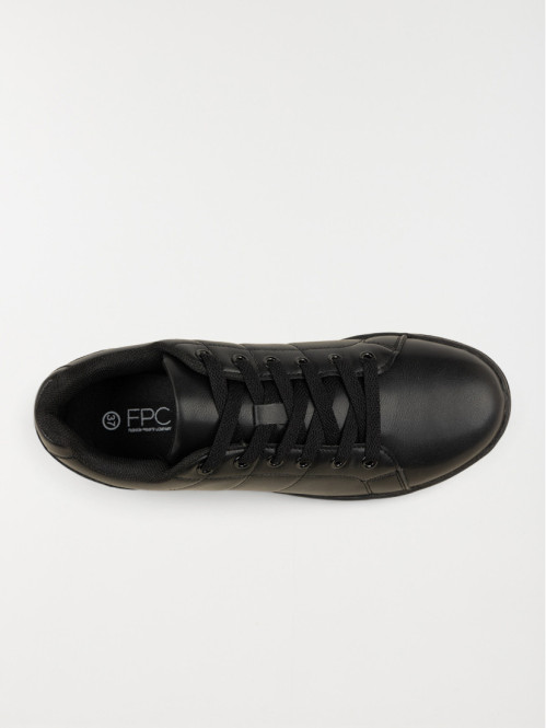 Baskets basses noires femme...