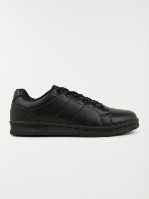 Baskets basses noires femme (36-42)