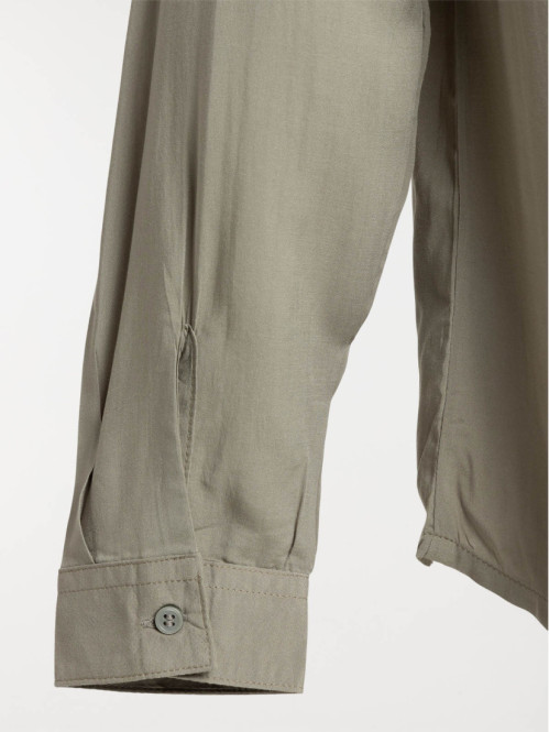 Chemise tilleul à boutons femme Chemise tilleul à boutons femme