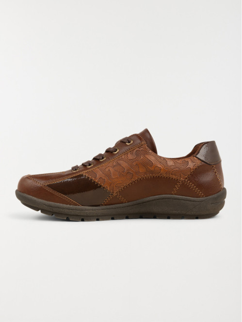 Baskets zippées marrons femme (36-41) Baskets zippées marrons femme (36-41)