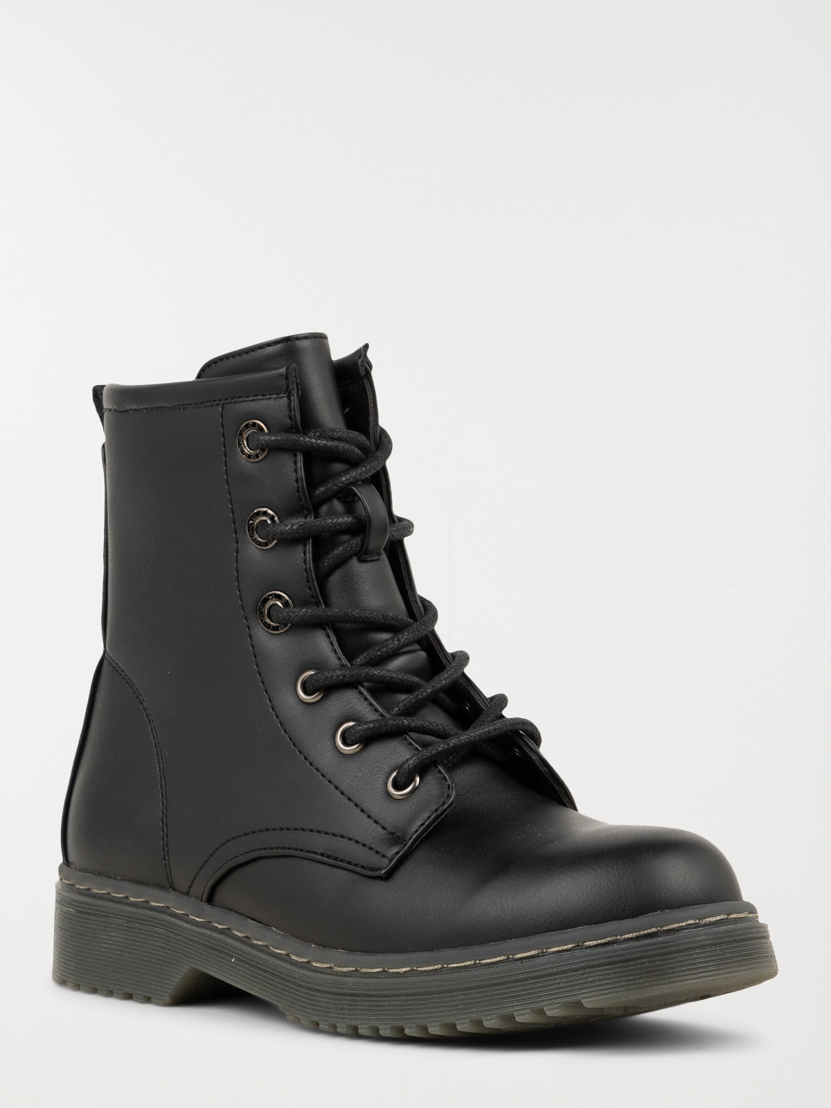 Bottines noires à lacets femme (36-41)