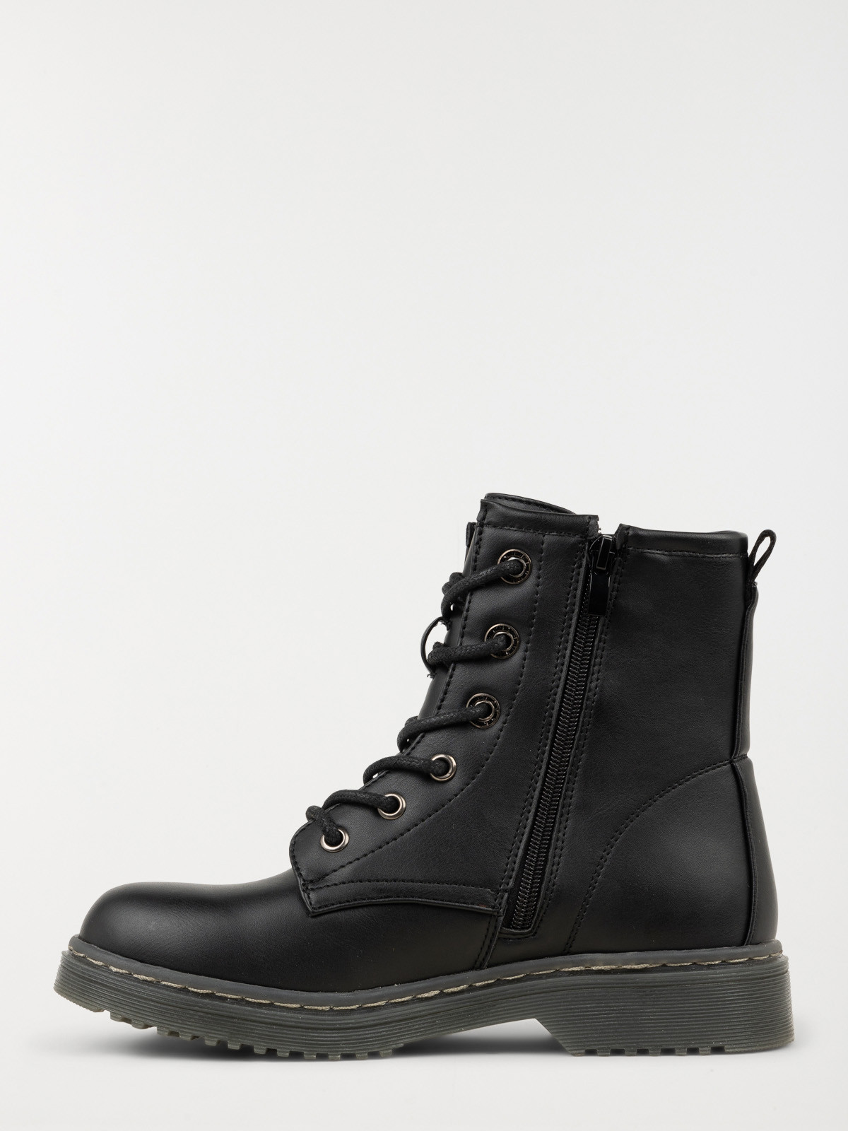 Bottines noires à lacets femme (36-41)