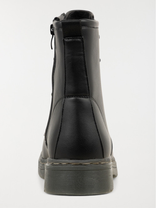 Bottines noires à lacets femme (36-41)