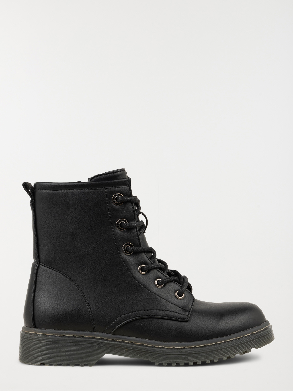 Bottines noires à lacets femme (36-41)