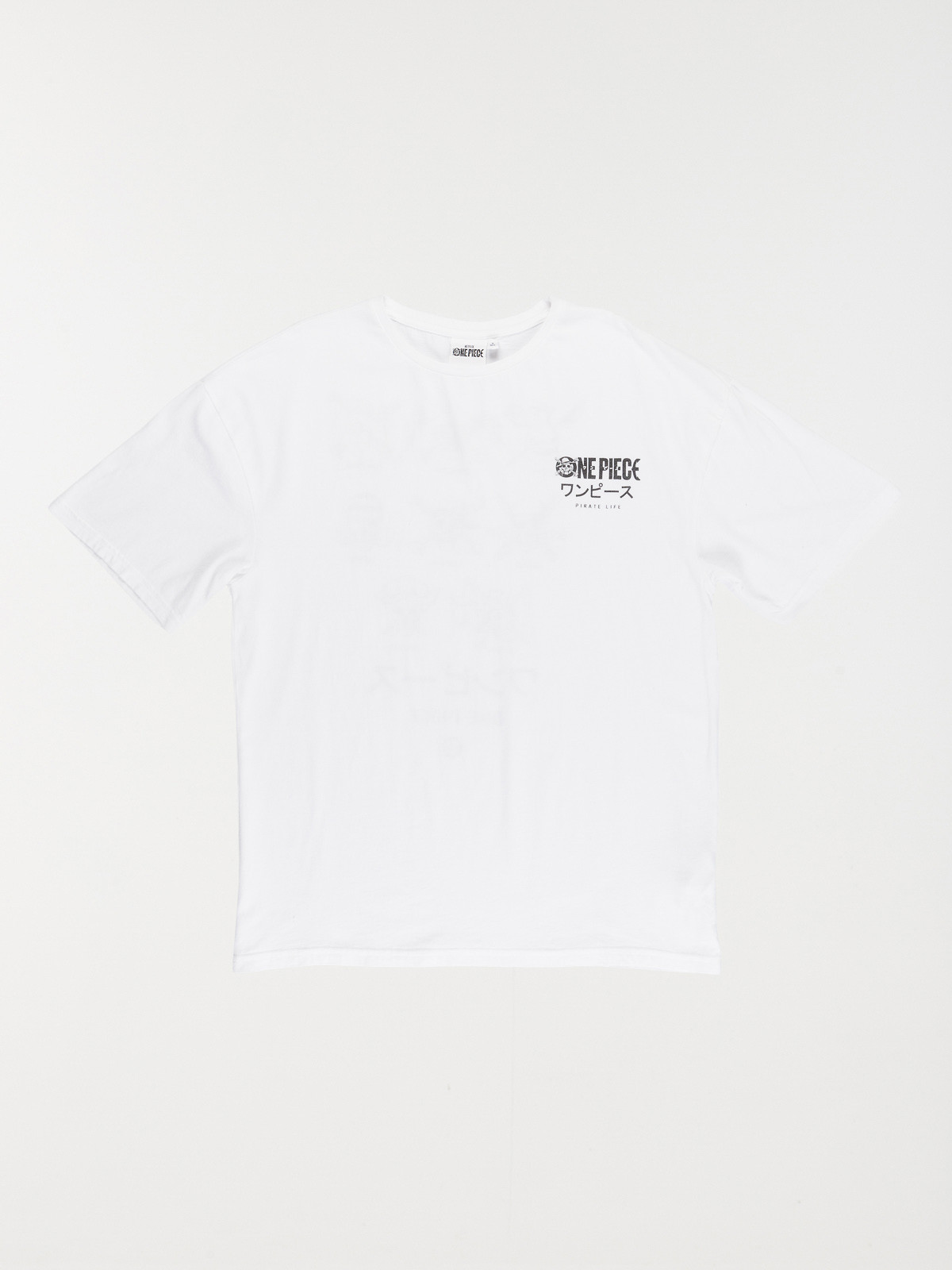 T-shirt One Piece blanc garçon (XXS-M)