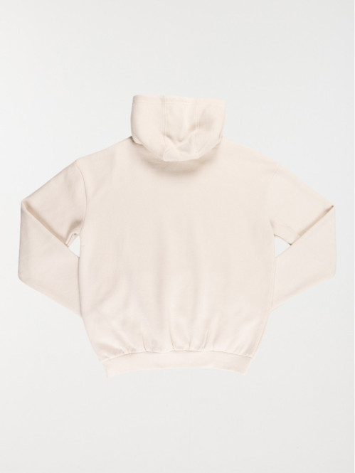  Sweat capuche uni craie...