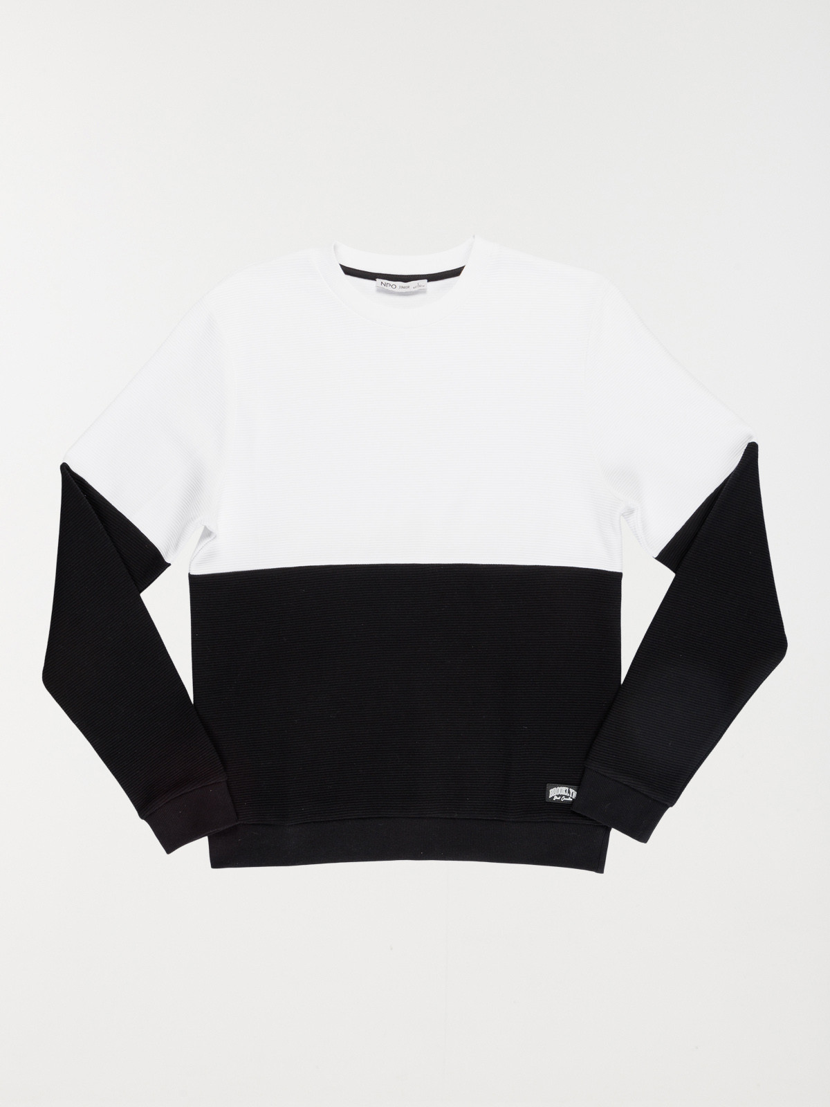 Sweat noir et blanc garçon (XXS-M)