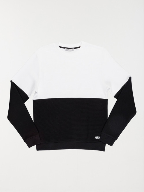 Sweat noir et blanc garçon (XXS-M)