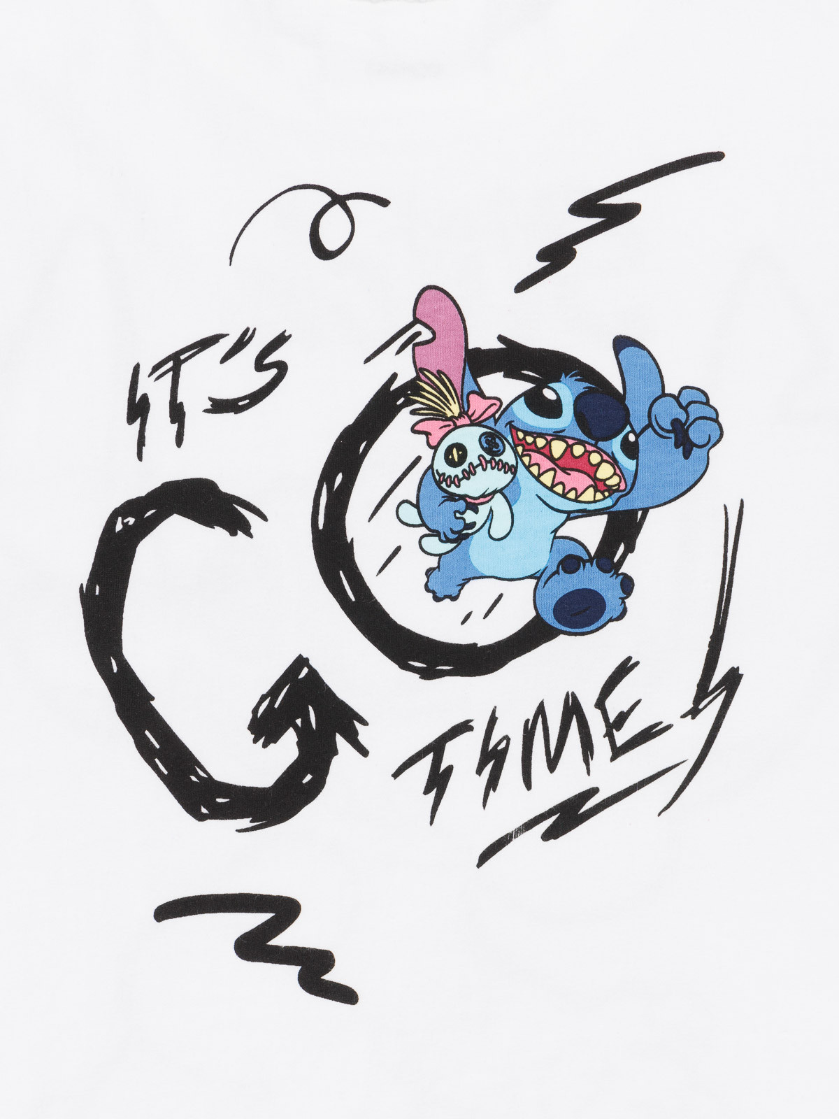 Tee-shirt Stitch garçon blanc (3-12A)