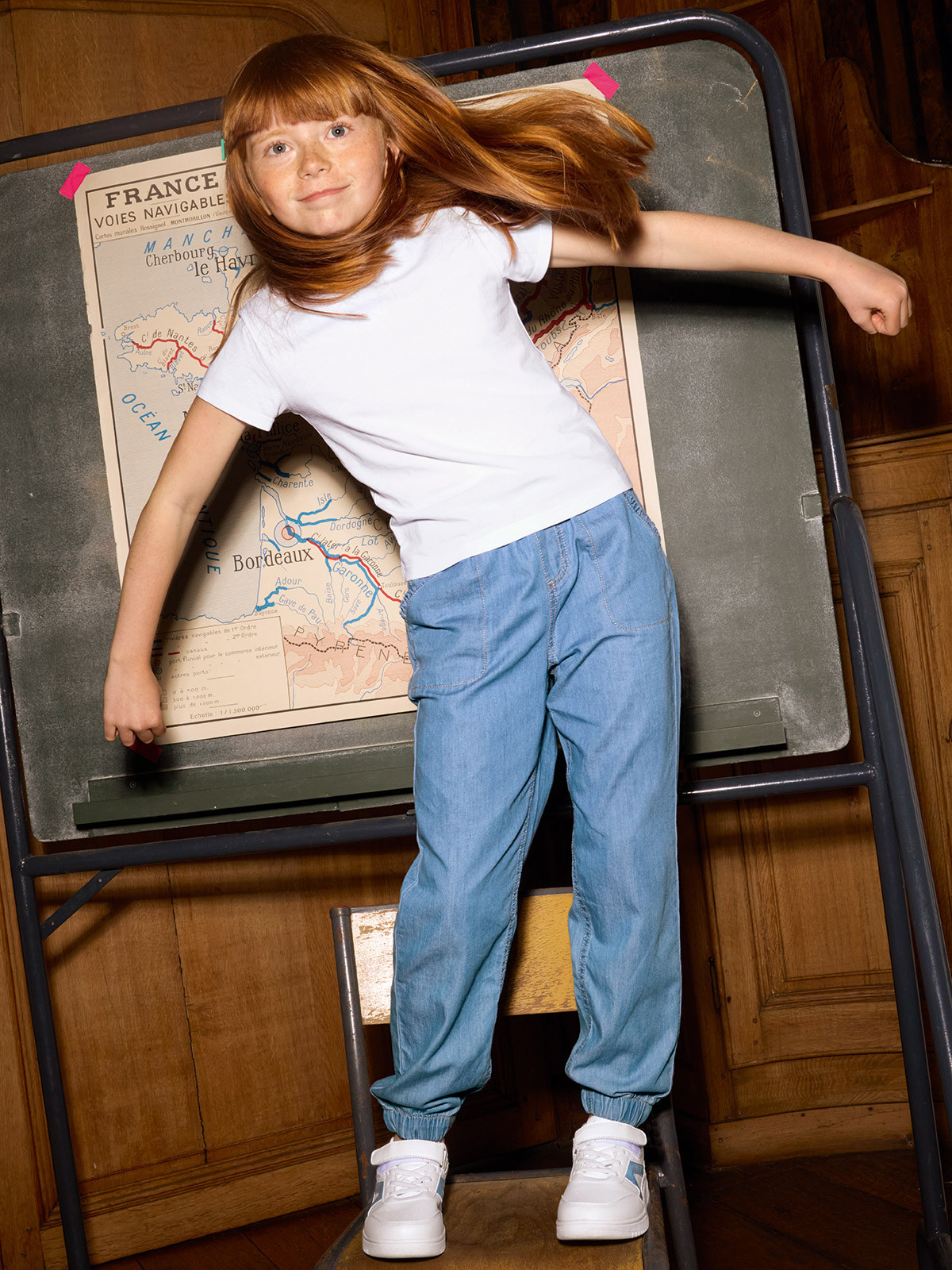 Jean jogger stone fille (4-12A)