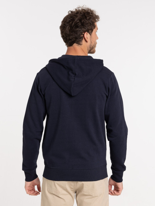 Sweat à capuche marine navy homme Sweat à capuche marine navy homme