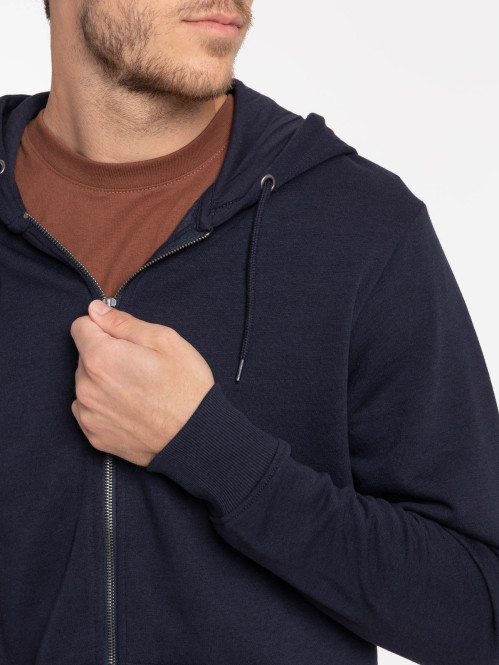 Sweat à capuche marine navy homme Sweat à capuche marine navy homme