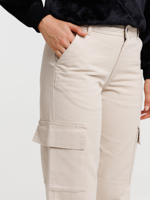 Pantalon cargo wide coloris...