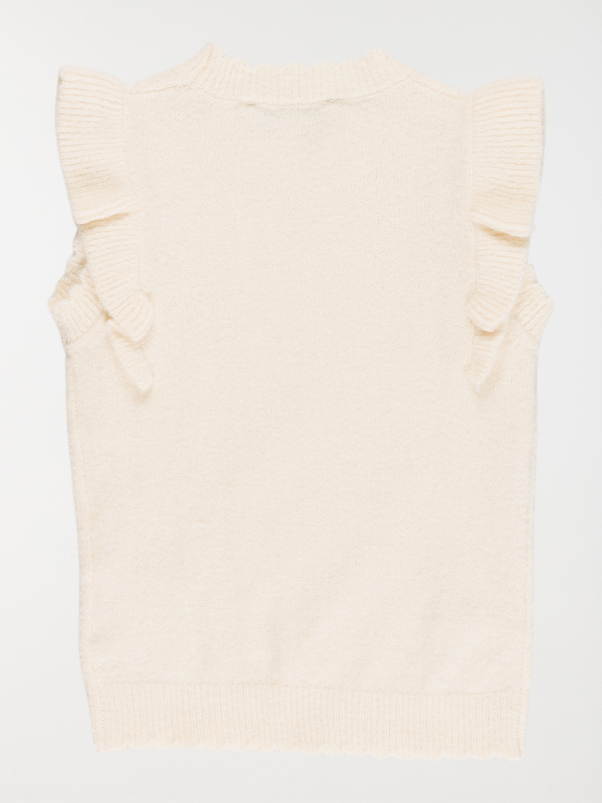 Pull sans manches coquille fille (3-12A)