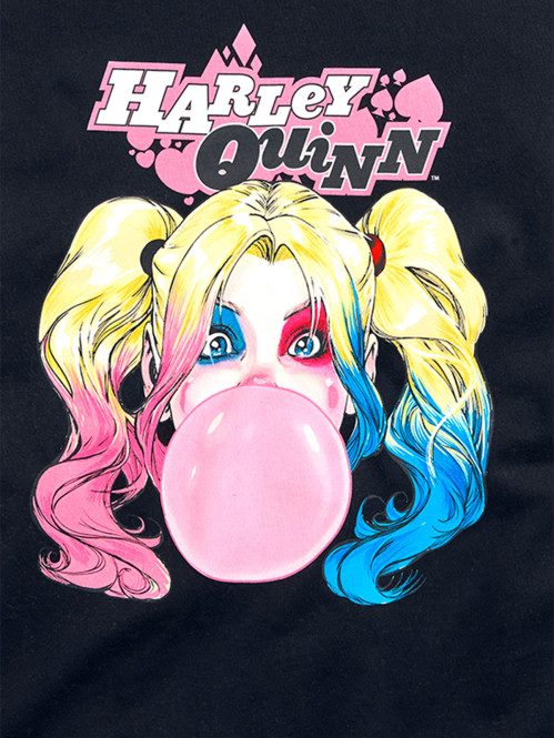 T shirt Harley Quinn noir femme