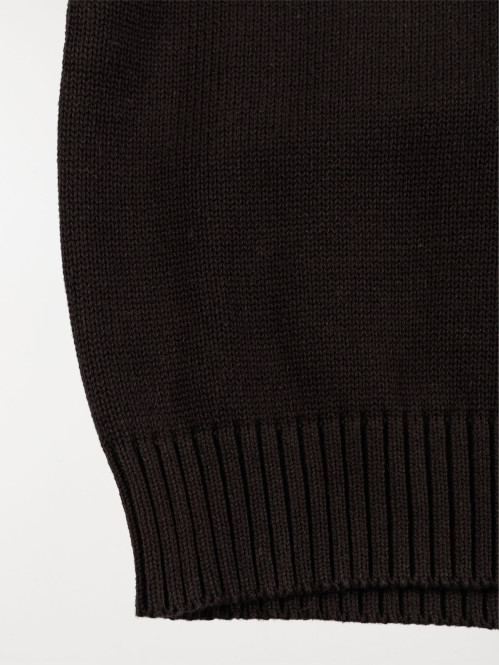 Pull sans manches noir fille (XXS-M)