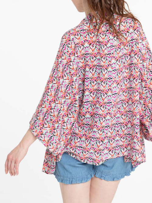 Veste kimono imprimée femme Veste kimono imprimée femme