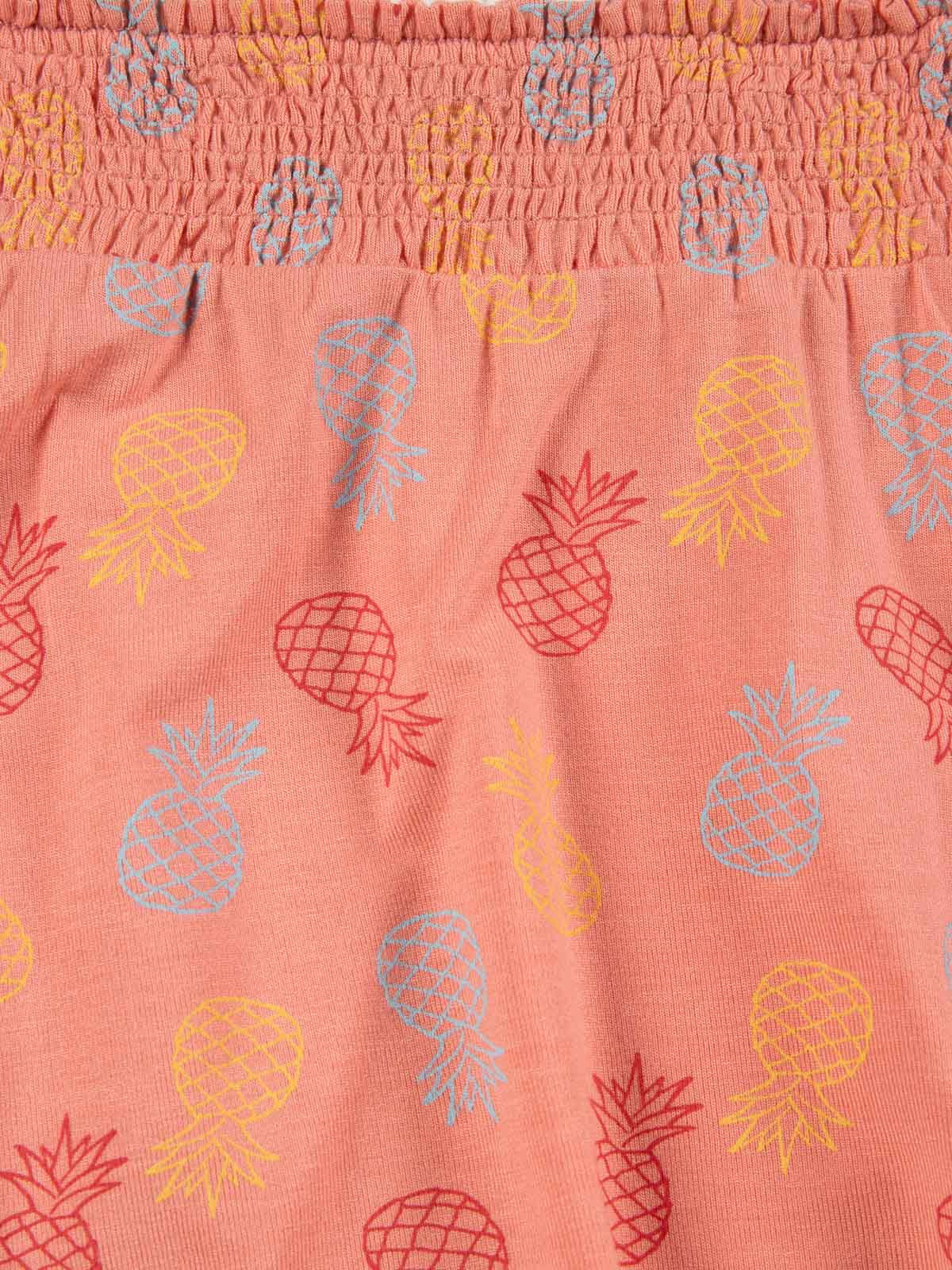 Jupe imprimée ananas fille (10-16A)