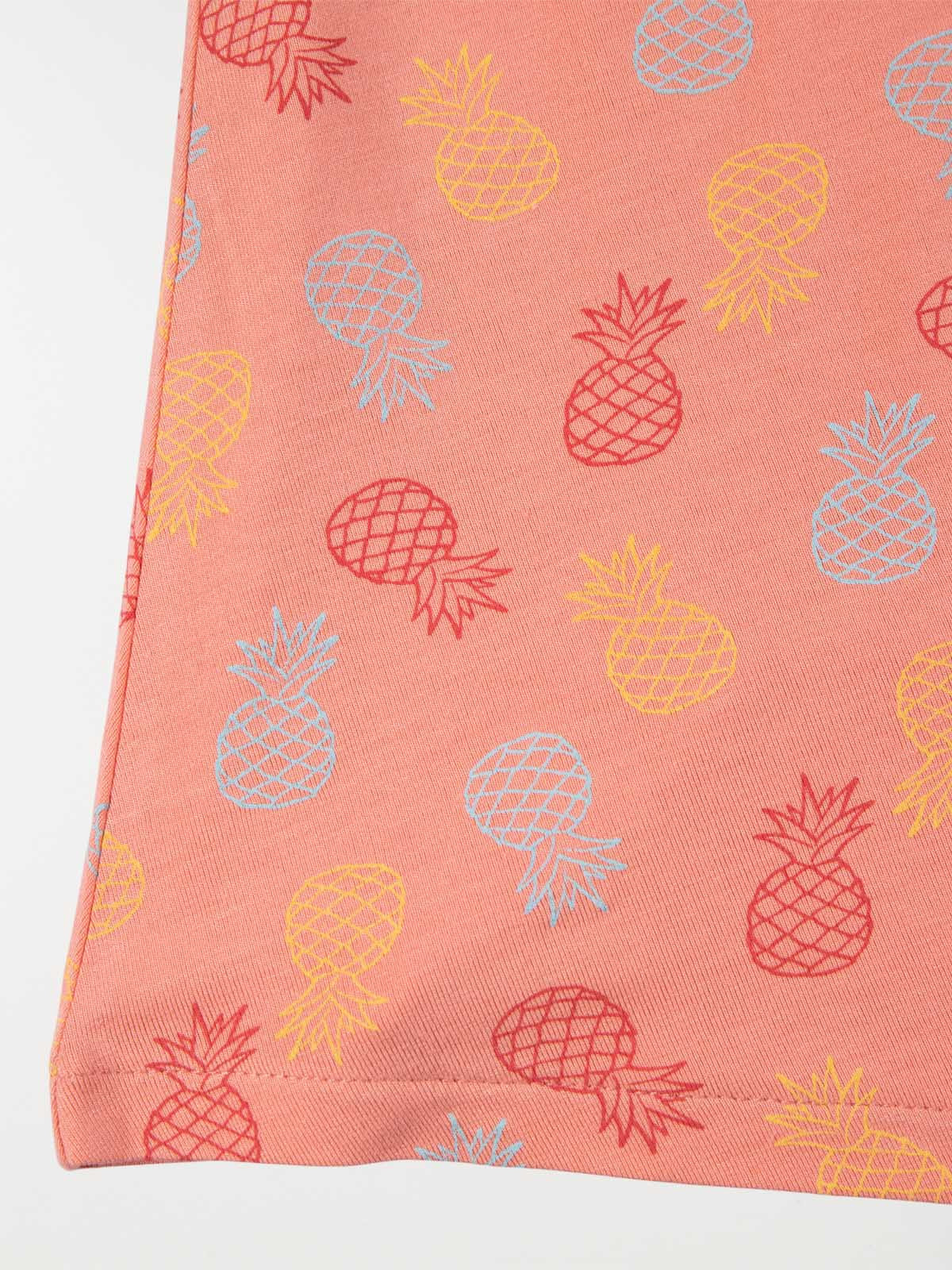 Jupe imprimée ananas fille (10-16A)