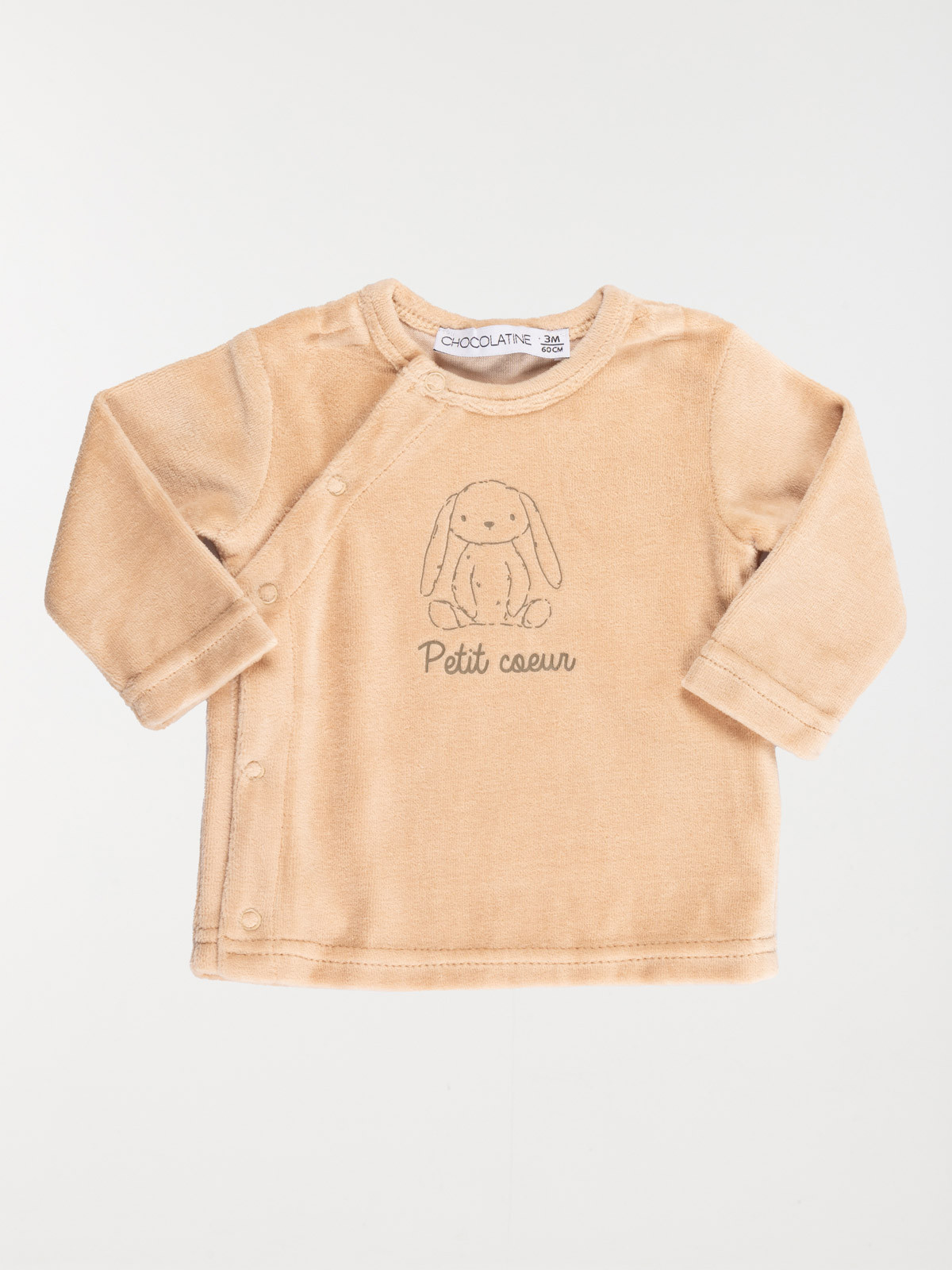 Pyjama lapin petit coeur bébé (0-9 M) Pyjama lapin petit coeur bébé (0-9 M)