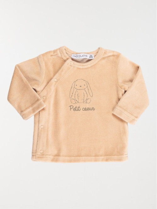 Pyjama lapin petit coeur bébé (0-9 M) Pyjama lapin petit coeur bébé (0-9 M)