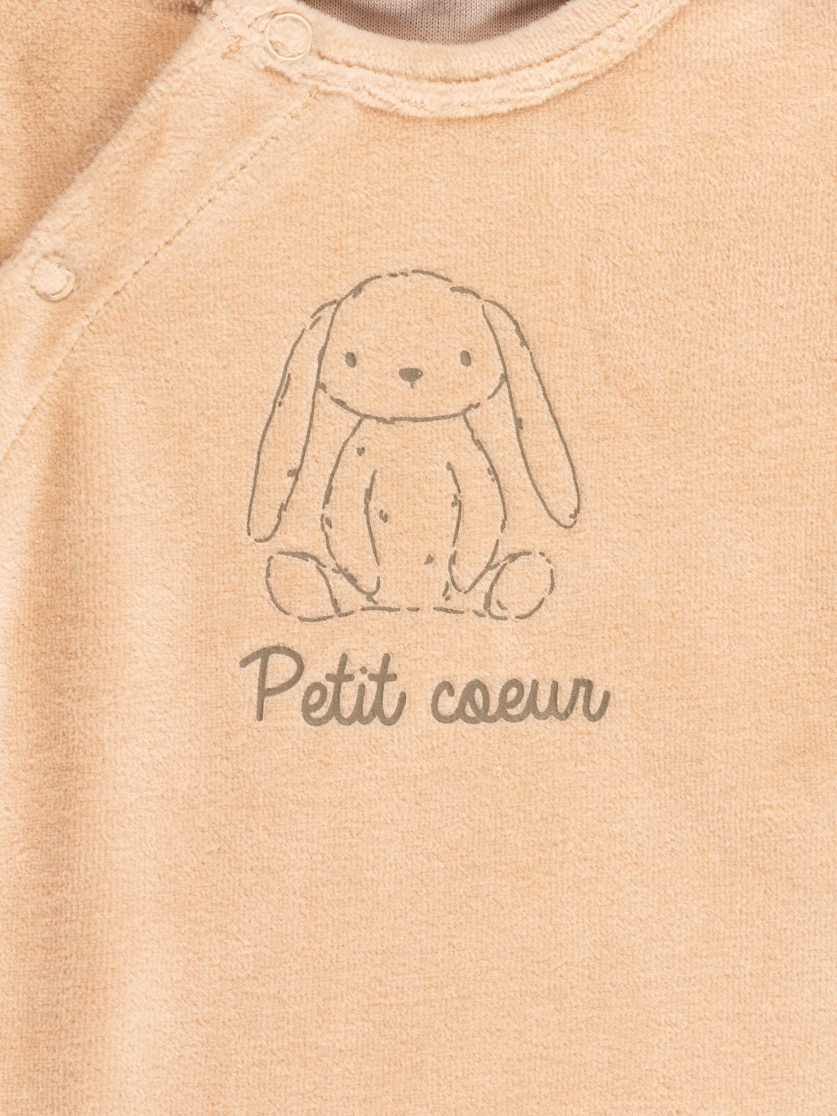 Pyjama lapin petit coeur bébé (0-9 M) Pyjama lapin petit coeur bébé (0-9 M)
