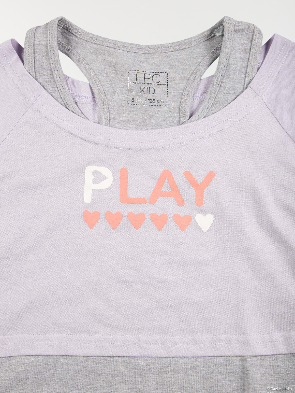 Tee-shirt 2 en 1 sport fille (3-8A)