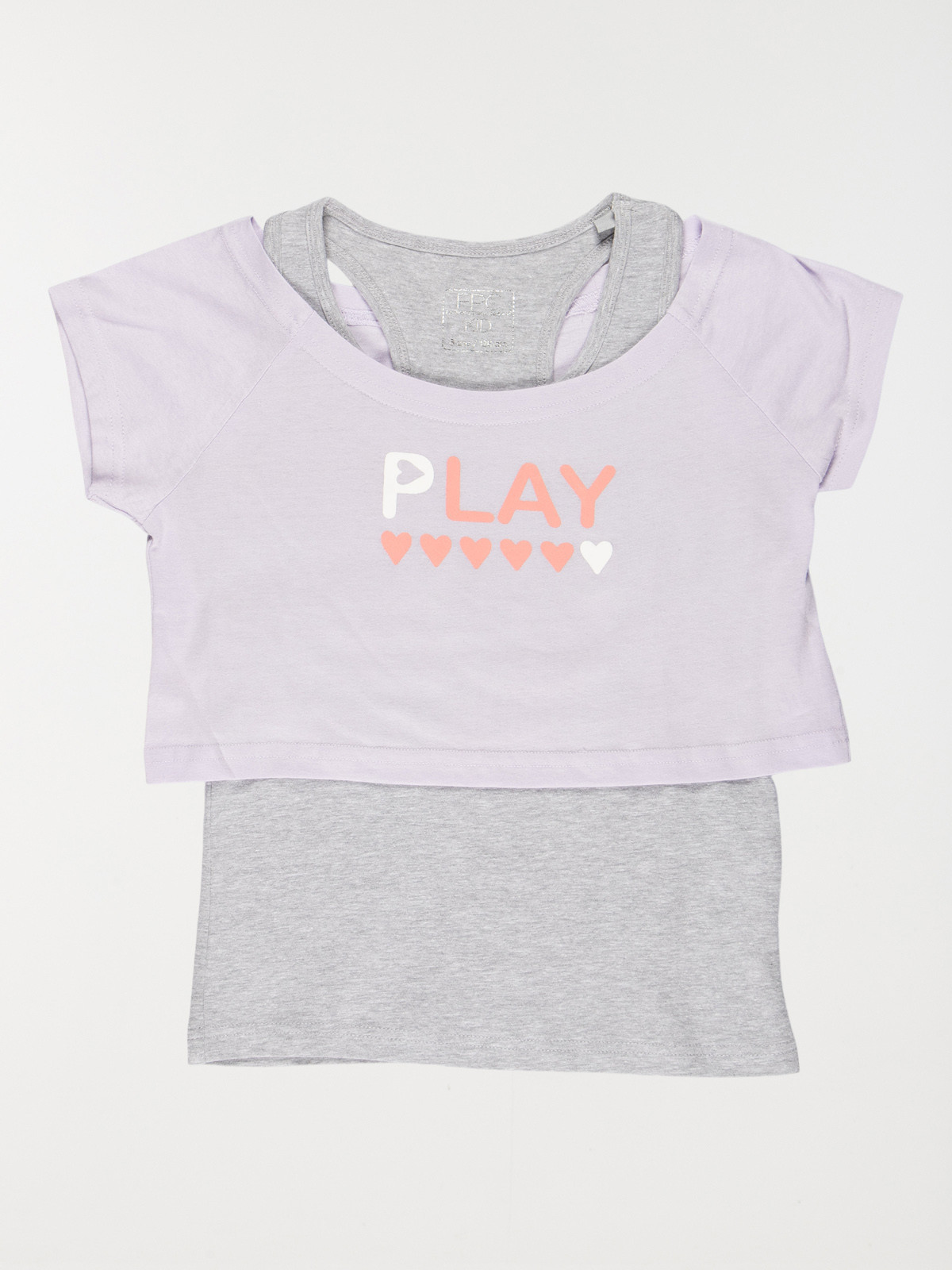 Tee-shirt 2 en 1 sport fille (3-8A)