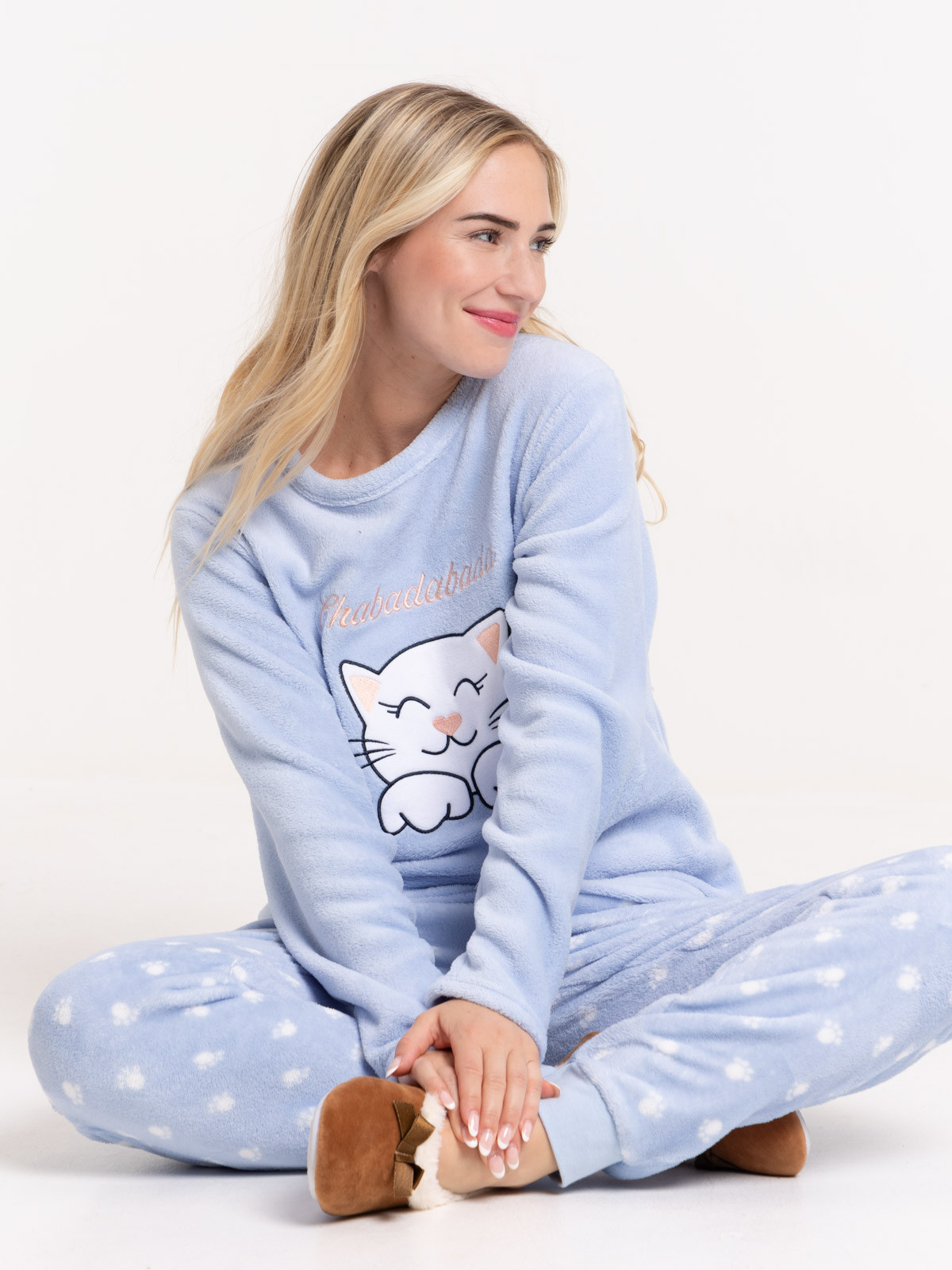 Pyjama polaire chabadabada femme